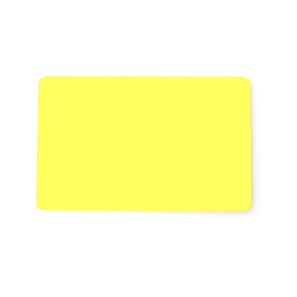 Bilde av Blank yellow cards - CR80 (YELLOW CORE). 70102027 (DE,SE,NO,FI,RO,PL)