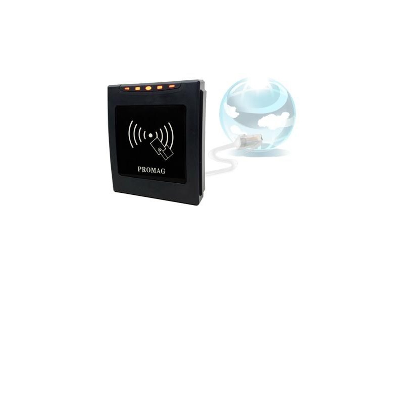 Bilde av Promag Mifare UID Reader, Ethernet Interface with PoE. Gigatek Promag ER750-10 Reader RFID 13.56 MHz. PROM-ER750A-10 (DE,SE,NO,FI,RO,PL)